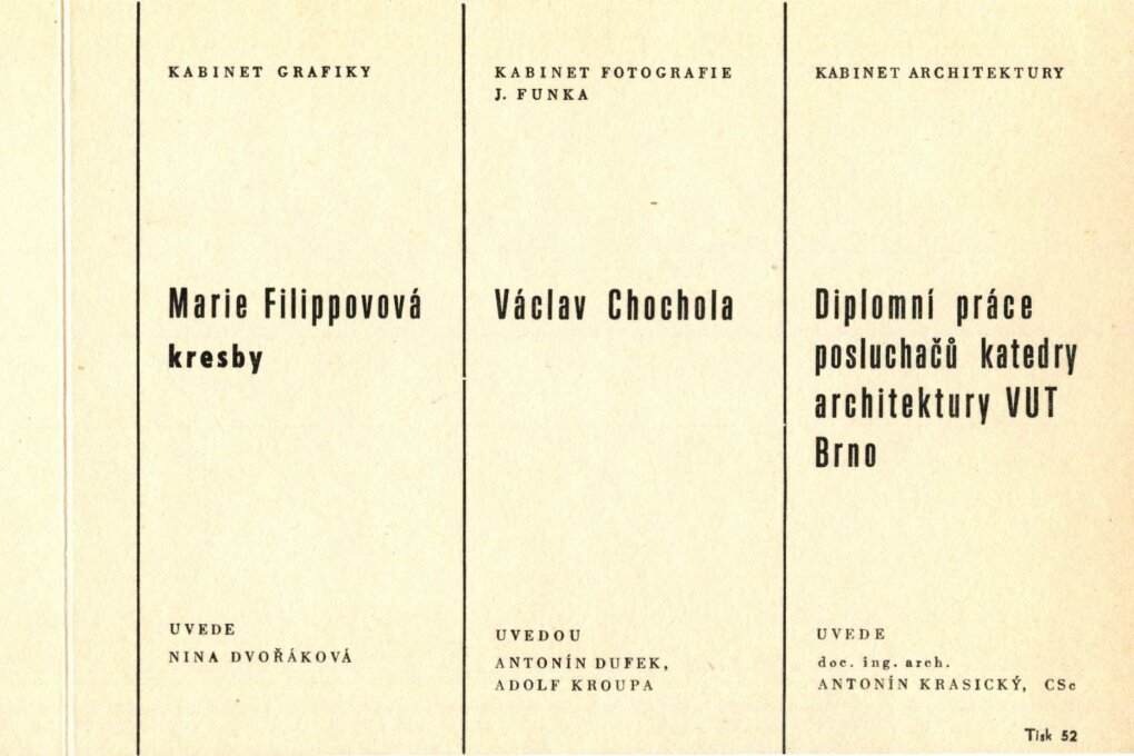 Marie Filippovová. Kresby 1973–1974